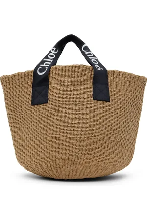 Chloé Kids Brown & Navy Mifuko Edition Basket Tote