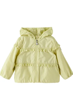 Moncler Baby Yellow Hiti Hooded Rain Jacket