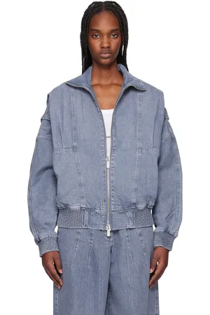 REMAIN Birger Christensen Blue Bat Sleeve Denim Jacket