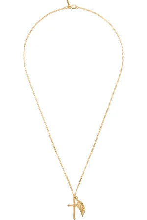 EMANUELE BICOCCHI Cross & Wing Necklace