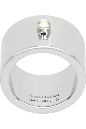Acne Studios Silver Crystal Ring