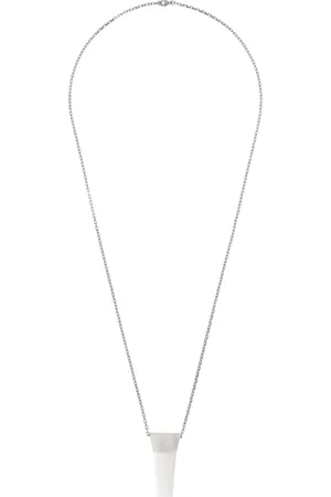 Rick Owens Silver Hollywood Trunk Charm Necklace