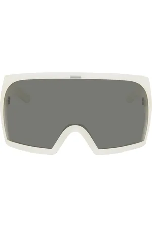 Rick Owens White Hollywood Kriester Sunglasses