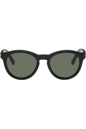 Gucci Black Round Sunglasses