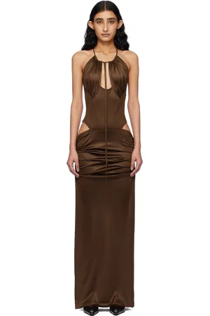 KNWLS Brown Cu Maxi Dress