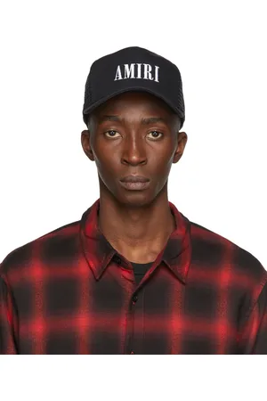 AMIRI Black Core Logo Trucker Cap