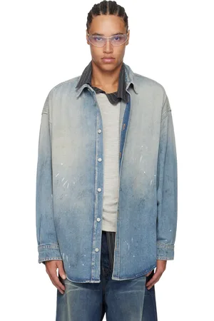 Acne Studios Blue Button-Up Denim Shirt