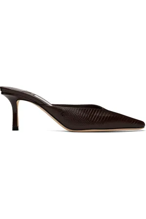 Jimmy Choo Brown Vivi 65 Mules
