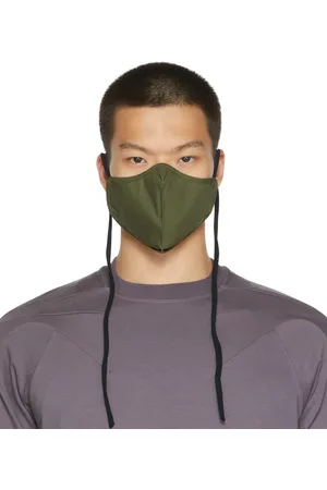 Rick Owens Green Cotton Mask