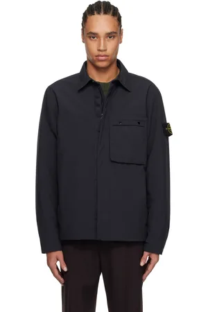Stone Island Navy Soft Shell-R PrimaLoft Insulated Jacket