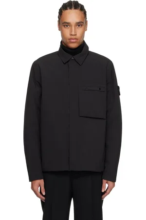 Stone Island Black Soft Shell-R PrimaLoft Insulated Jacket