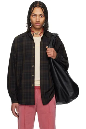 OUR LEGACY Black & Brown Borrowed Shirt