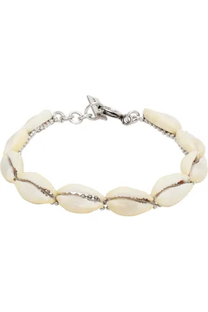 Isabel Marant Off-White & Silver Noko Bracelet