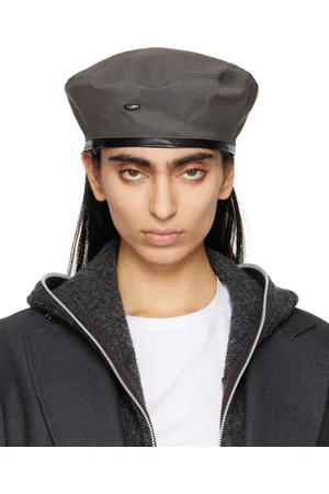 OUR LEGACY Gray Twill Beret