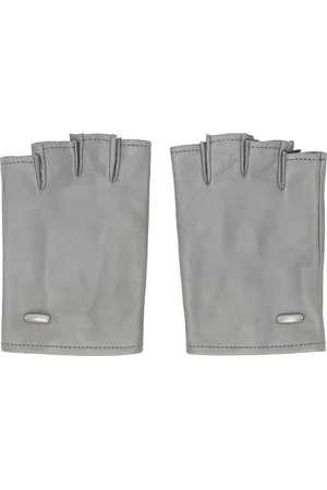 OUR LEGACY Gray Biker Gloves