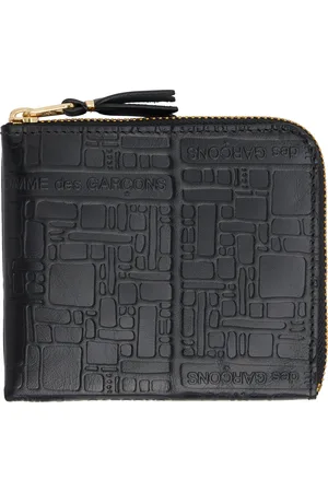 Comme des Garçons Black Embossed Logotype Wallet