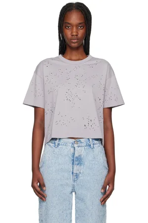 mfpen Gray Destroyed T-shirt