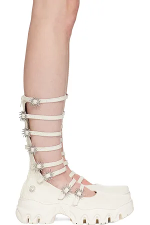 ROMBAUT Off-White MJ High Ballerina Flats