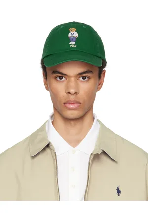 Ralph Lauren Green Polo Bear Twill Ball Cap