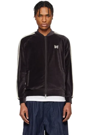 Pins & Needles Black Rib Collar Track Jacket