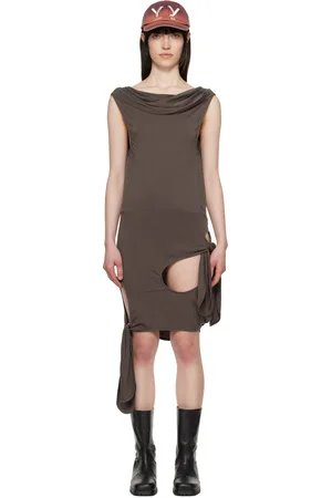 OPEN YY SSENSE Exclusive Deconstructed Minidress