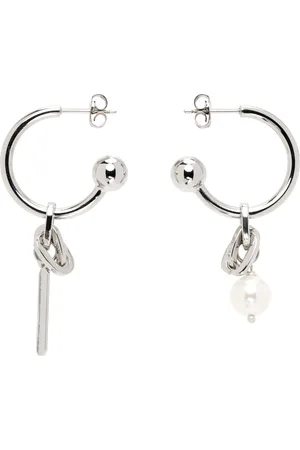 Justine Clenquet Silver Leeloo Earrings
