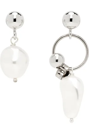 Justine Clenquet Silver Richie Earrings