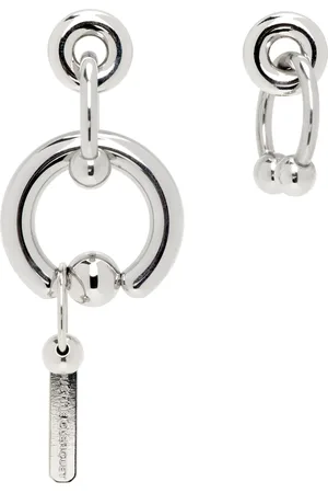 Justine Clenquet Silver Dolly Earrings