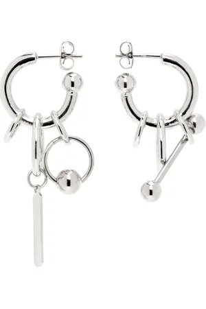 Justine Clenquet Silver Joyce Earrings
