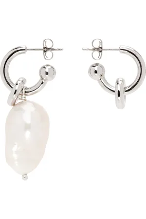 Justine Clenquet Silver Laurie Earrings