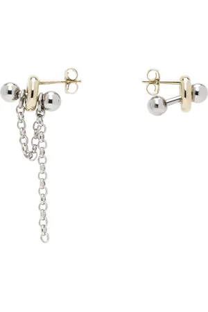 Justine Clenquet Gold & Silver Sinead Earrings