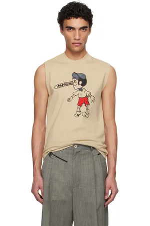 MAGLIANO Beige Mascotte Tank Top