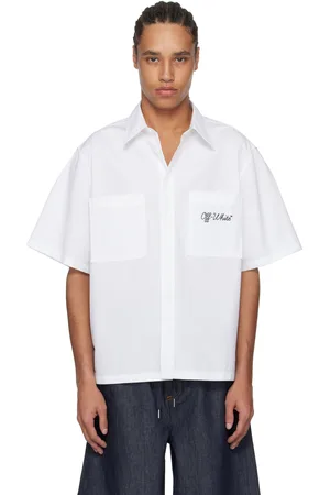 OFF-WHITE White Script Summer Shirt