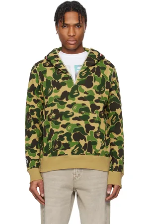 BAPE ABC Camo Shark Half Zip Hoodie