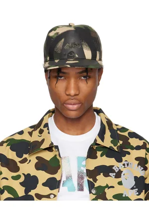 BAPE Green & Beige Map Camo Cap