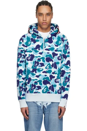 BAPE ABC Camo Shark Half Zip Hoodie