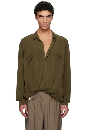MAGLIANO Khaki Knotted Shirt