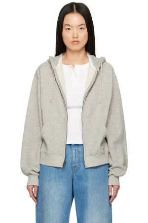 THE ELDER STATESMAN Gray Daily Zip Hoodie