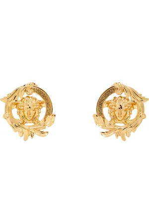 VERSACE Gold Medusa Barocco Earrings