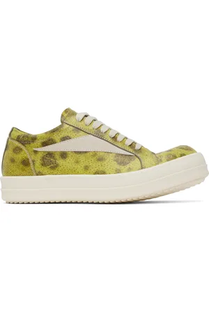 Rick Owens Yellow Hollywood Vintage Sneaks Sneakers
