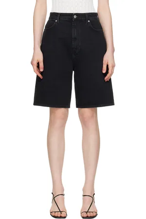 Loulou de Saison Black Isu Denim Shorts