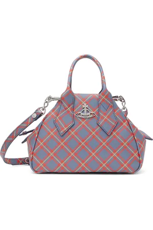 Vivienne Westwood Blue & Orange Small Yasmine Bag