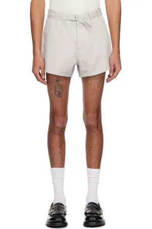 OUR LEGACY Gray Oyster Trunk Shorts