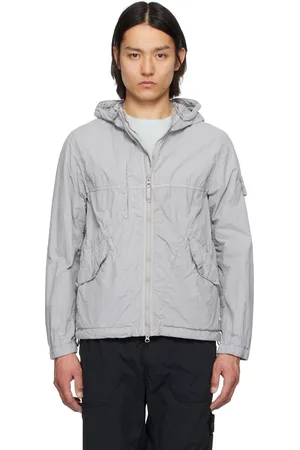 Stone Island Gray Nylon Smerigliato Ghost Jacket