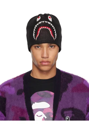 BAPE Black 2nd Shark Knit Beanie