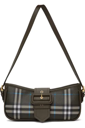Burberry Gray Check Sling Bag
