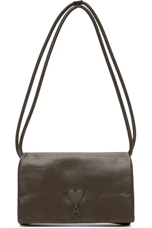 Ami Khaki Voulez Vous Wallet Strap Bag