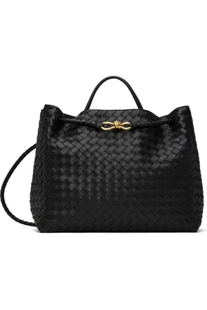 Bottega Veneta Black Large Andiamo Bag