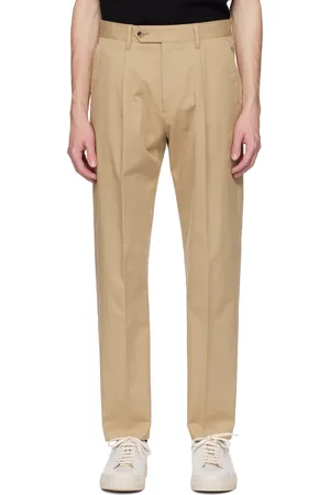 Paul Smith Tan Pleated Trousers