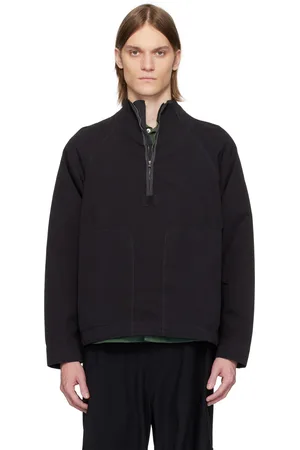 RANRA Black Ganga Soft Cotton Track Jacket